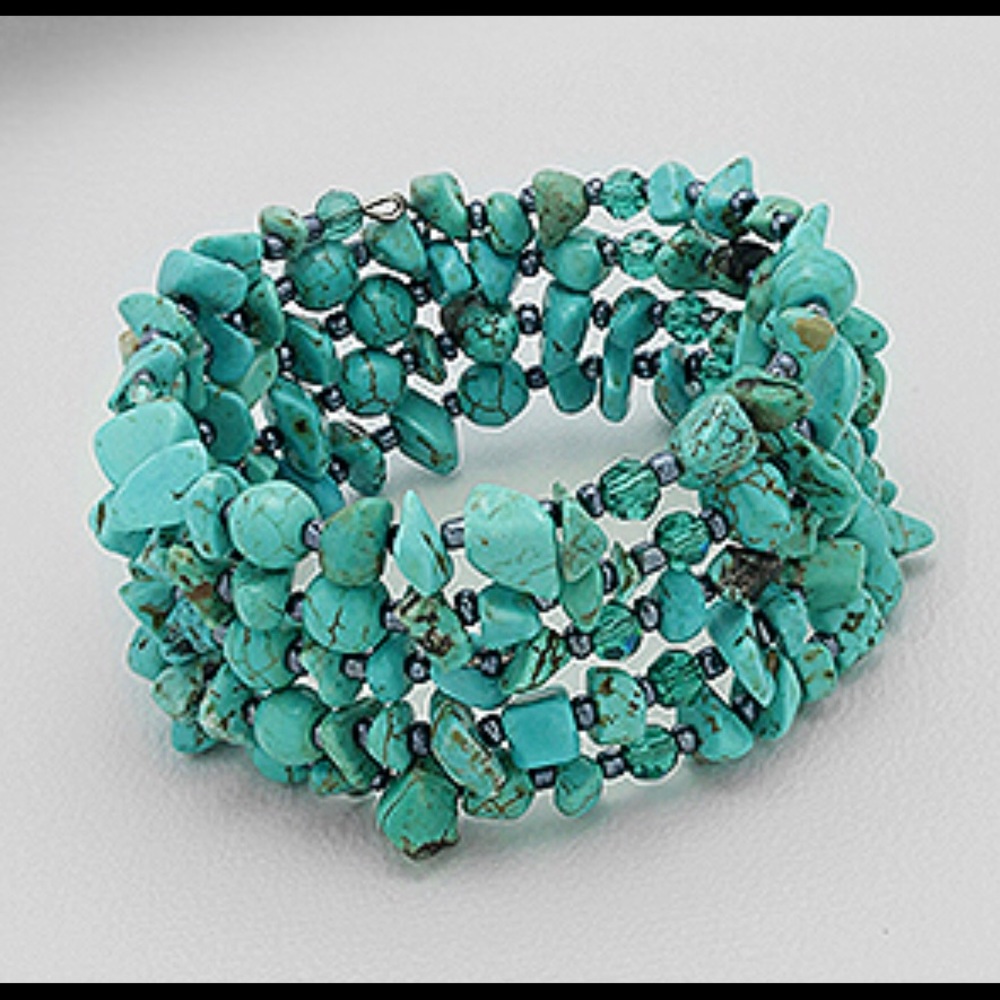 Turquoise Wrap Bracelet ~